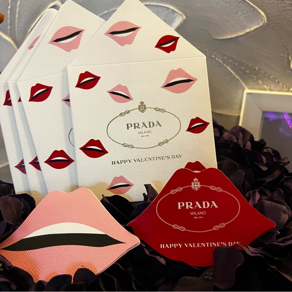 Prada Valentine’s Day‎ Cards Limited Edition RARE
